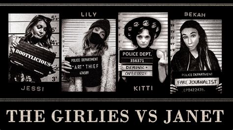 the girlies vs janet|janet and rebekah fundraiser.